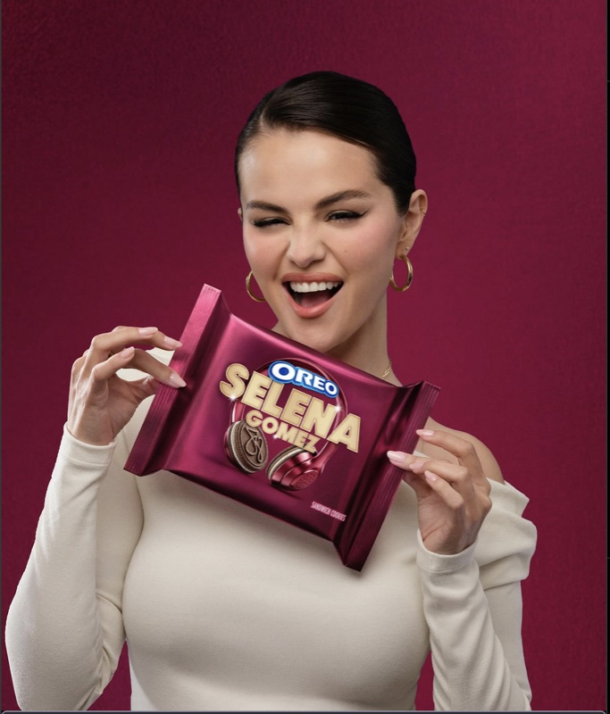 Selena Gomez Oreo - Non-food brand collaboration