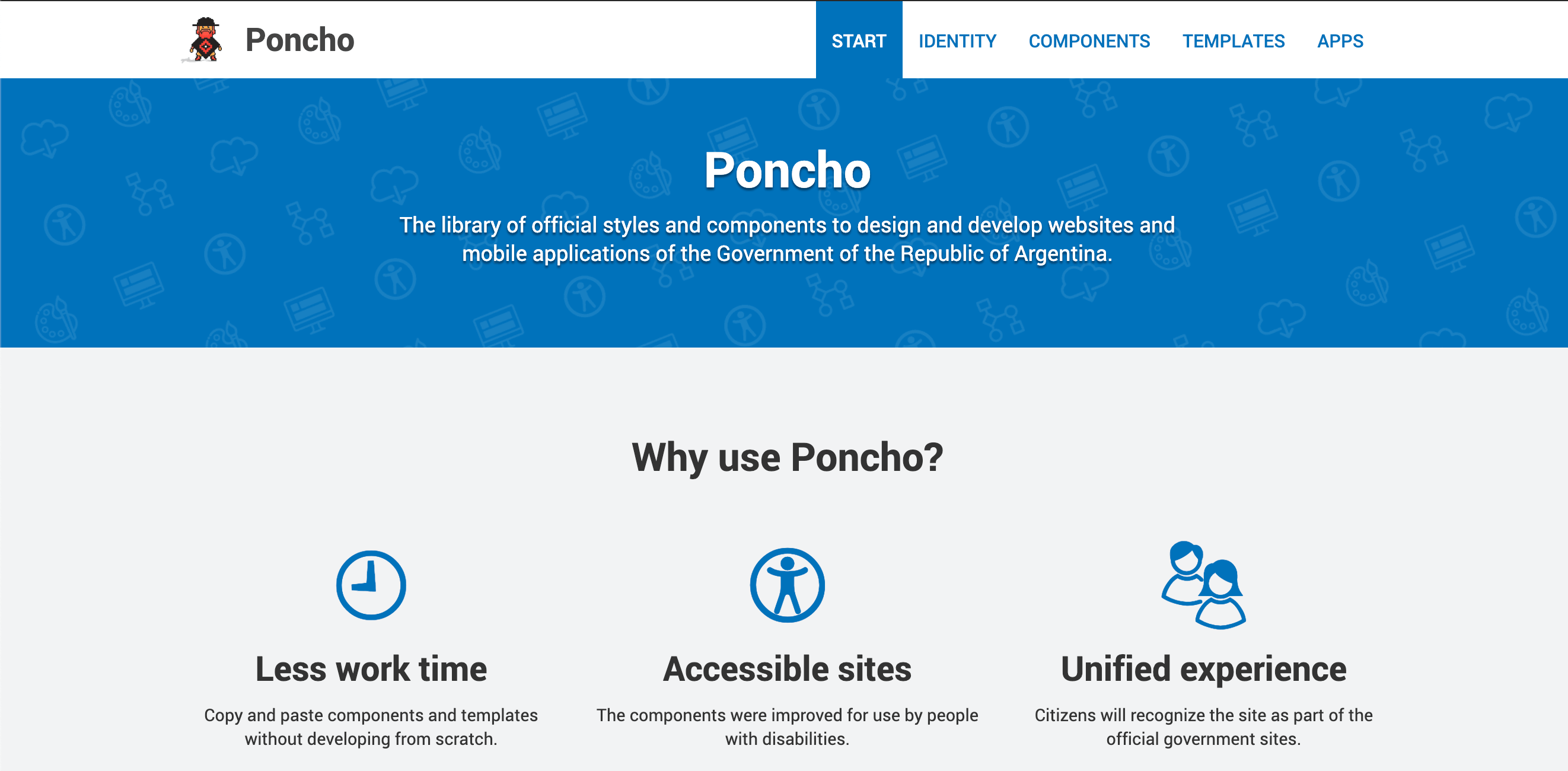 Argentina Poncho Homepage