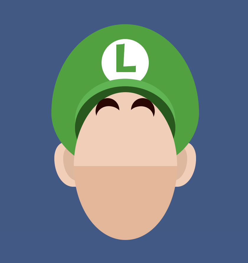 Luigi's Eyebrows CSS