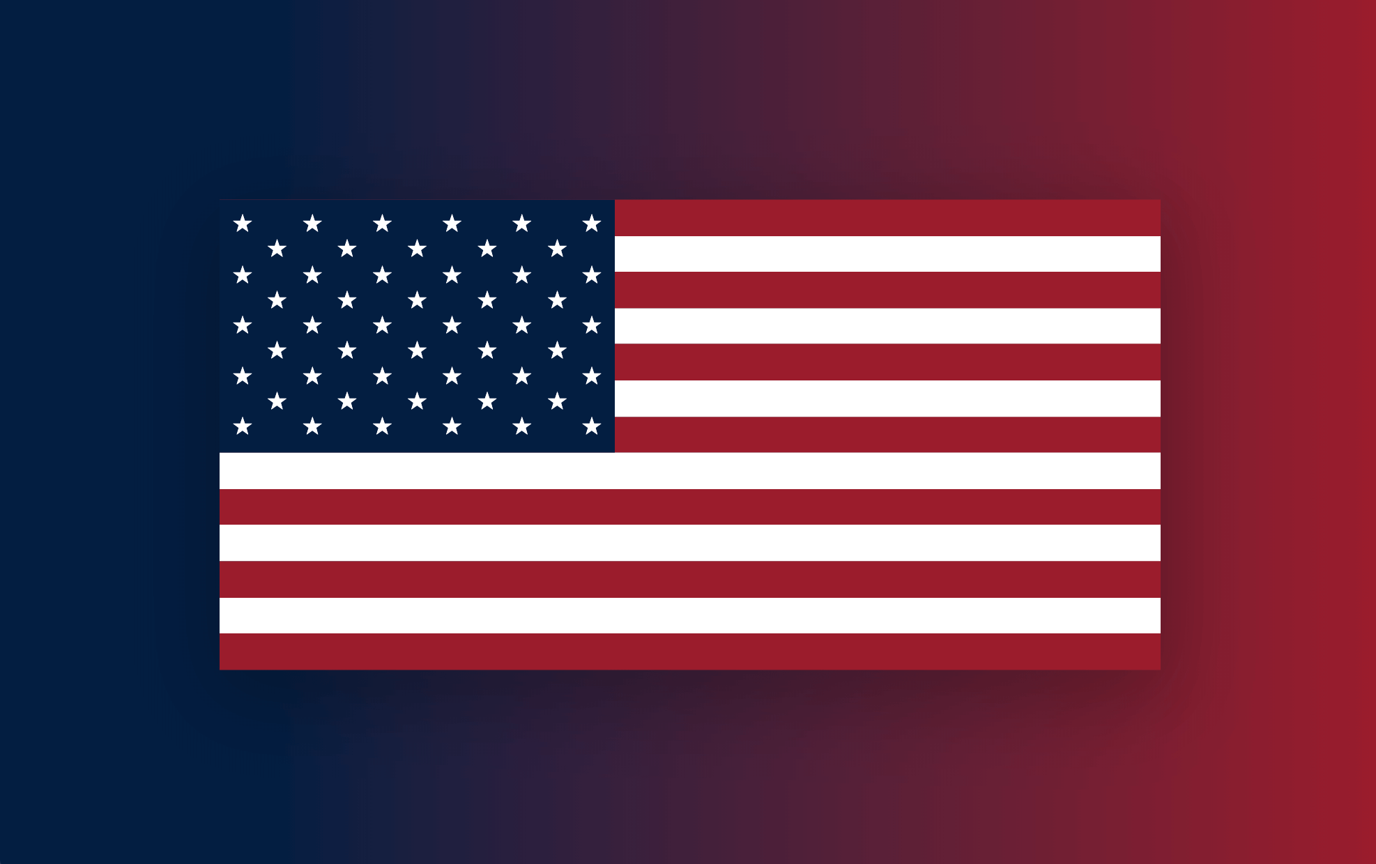 USA Flag in CSS