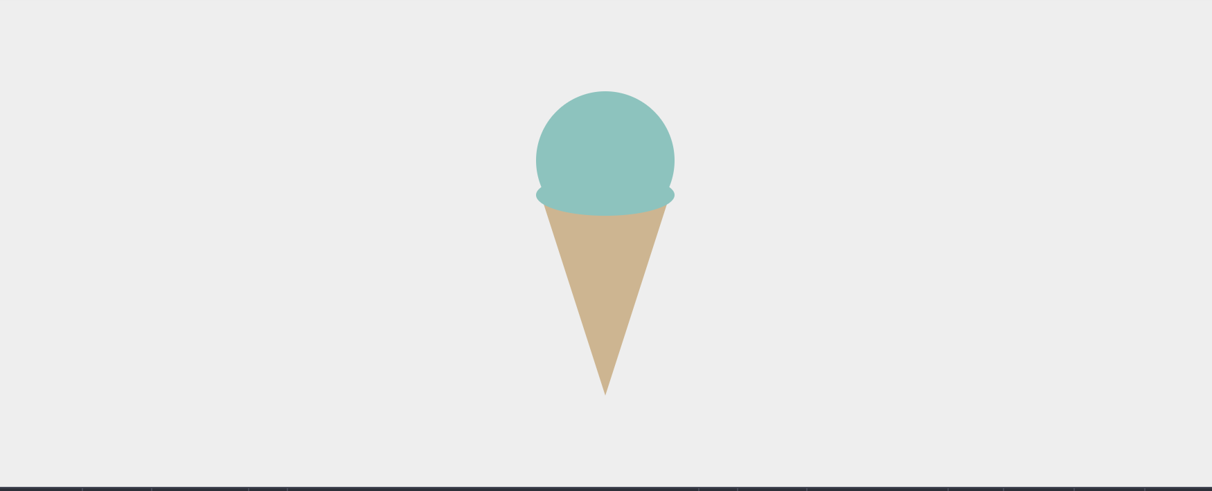 A Simple Ice Cream Cone With CSS | Codinhood